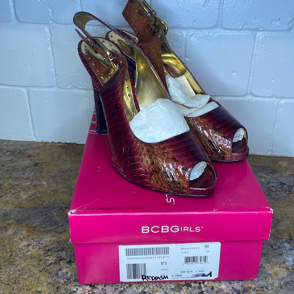 BCB Girls Fernando 9.5 Cherrywood Snake